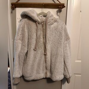 Faux fur casual jacket